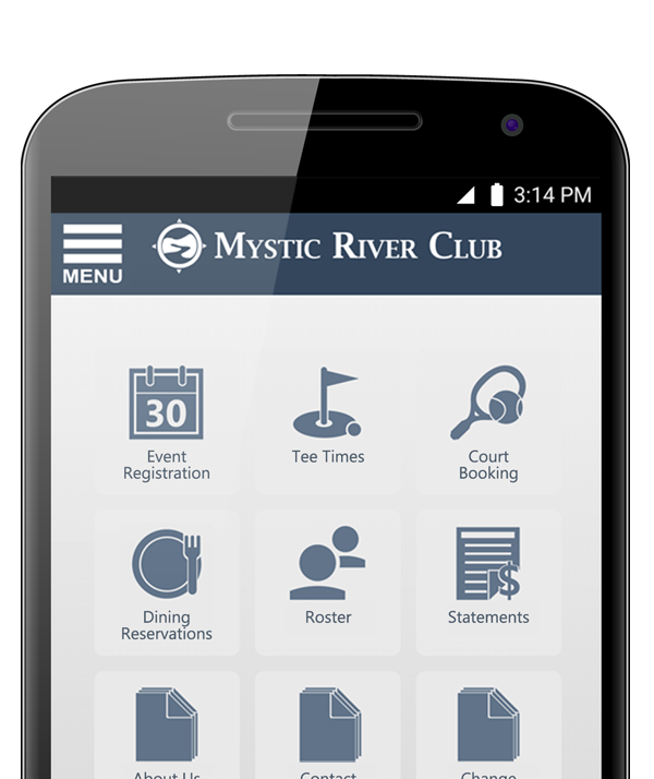 The club app that delivers integrated bookings, reservations, club content and much more.